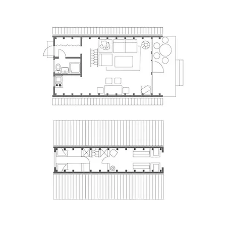 Ferienwohnpark Nurdachhaus Typ 7 Nd 45 Immenstaad am Bodensee